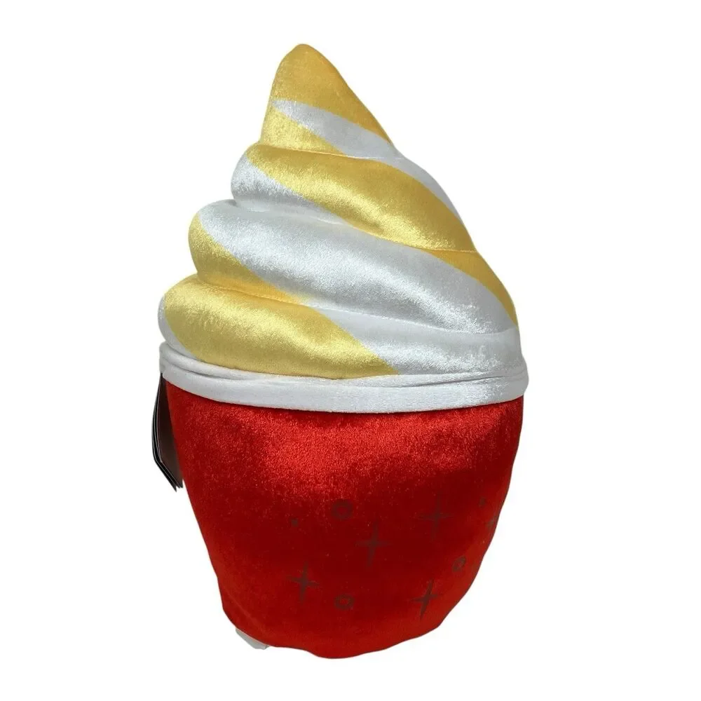 Disney Parks Dole Whip Scented Plush Pillow 15”‎ Ice Cream Swirl Stuffed Novelty